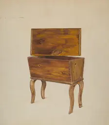 Dough Trough, c. 1937. Creator: Carl Keksi