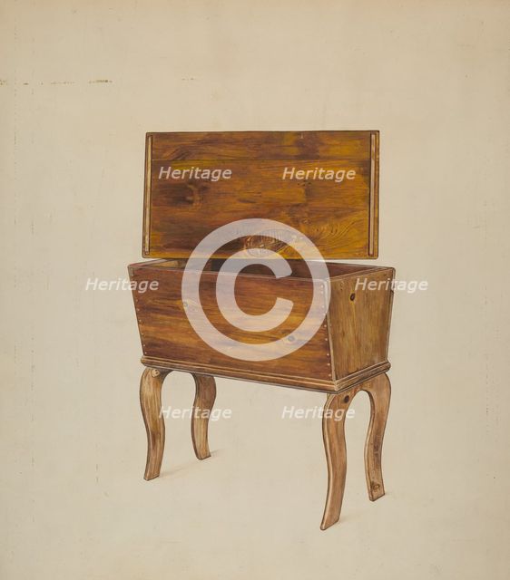 Dough Trough, c. 1937. Creator: Carl Keksi.