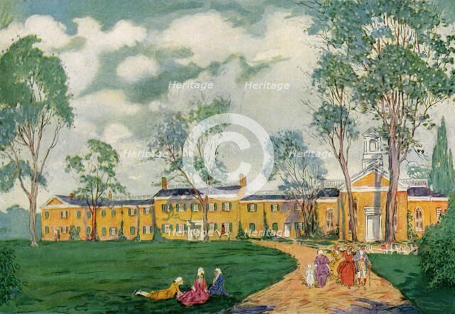 Doughoregan Manor, near Ellicott City, Maryland, USA, c18th century (1921).Artist: James Preston