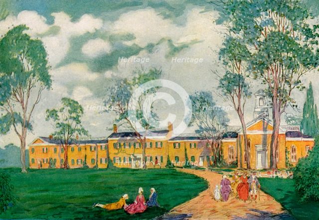 Doughoregan Manor, near Ellicott City, Maryland, USA, c18th century (1921).Artist: James Preston