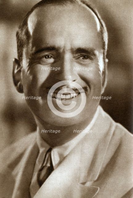 Douglas Fairbanks, American actor, screenwriter, director and producer, 1933. Artist: Unknown