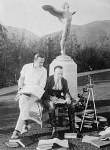 Douglas Fairbanks & Edward Knoblock, between c1915 and c1920. Creator: Bain News Service
