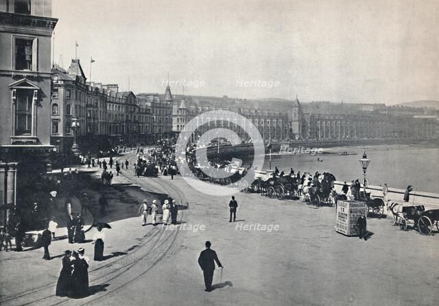 'Douglas - General View of the Promenade', 1895. Artist: Unknown.