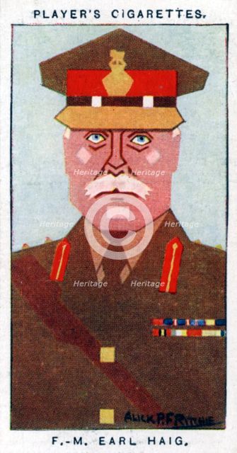 Douglas Haig, 1st Earl Haig, British field marshal, 1926.Artist: Alick P F Ritchie