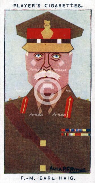 Douglas Haig, 1st Earl Haig, British field marshal, 1926.Artist: Alick P F Ritchie