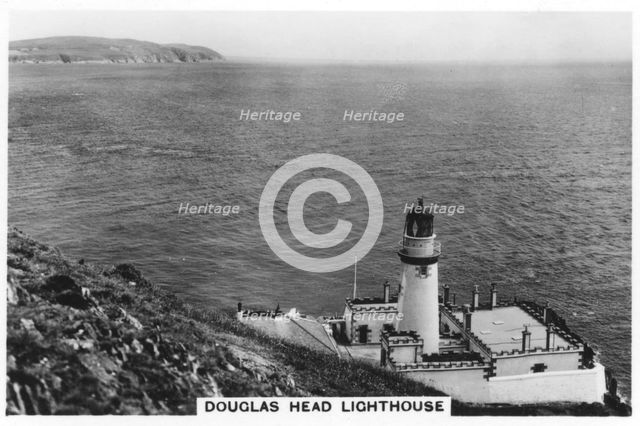 Douglas Head Lighthouse, Isle of Man, 1937. Artist: Unknown