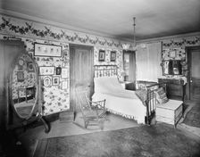 Douglas residence, bedroom with cheval glass, Detroit, Mich., between 1905 and 1915. Creator: Unknown