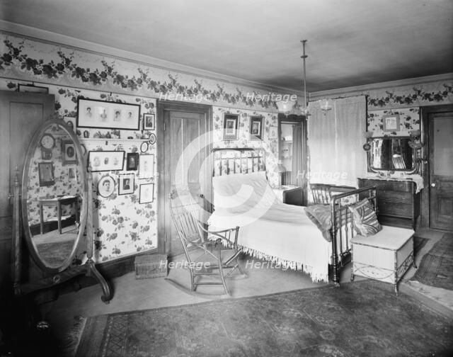 Douglas residence, bedroom with cheval glass, Detroit, Mich., between 1905 and 1915. Creator: Unknown.
