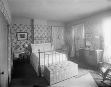 Douglas residence, bedroom with hat tree, Detroit,Mich., between 1905 and 1915. Creator: Unknown