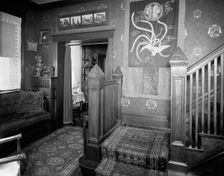 Douglas residence, hall & stairway, Detroit, Mich., between 1905 and 1915. Creator: Unknown
