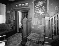Douglas residence, hall & stairway, Detroit, Mich., between 1905 and 1915. Creator: Unknown