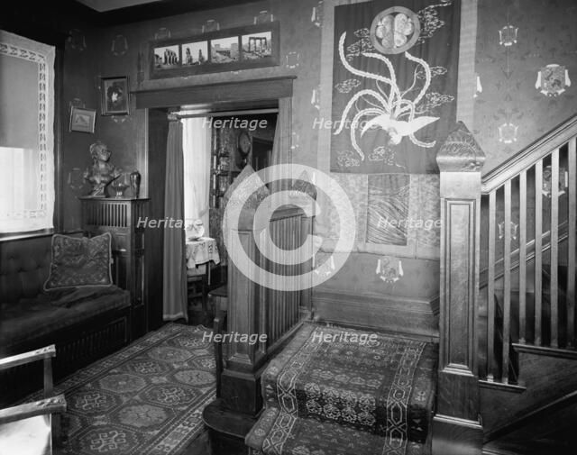 Douglas residence, hall & stairway, Detroit, Mich., between 1905 and 1915. Creator: Unknown.
