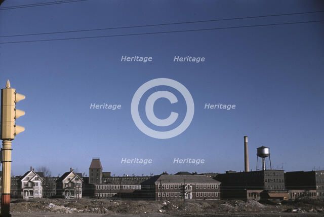 Douglas Shoe Factory, Spark St., Brockton, Mass., ca. 1940. Creator: Jack Delano.