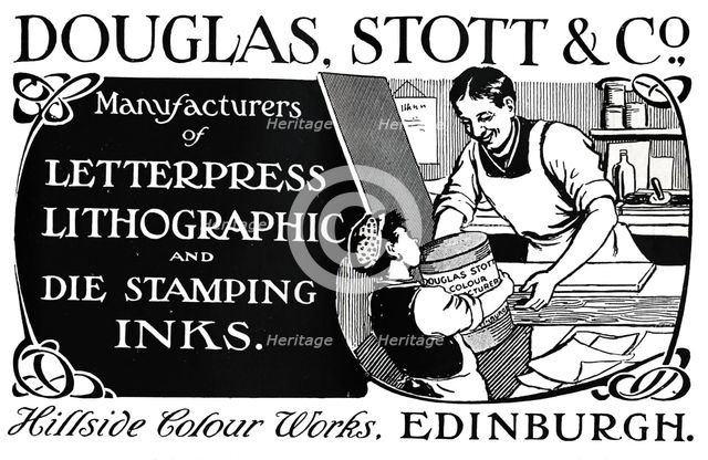 'Douglas Stott & Co. advertisement', 1910. Artist: Unknown.