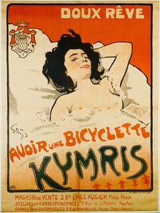 Doux rêve. Avoir une bicyclette Kymris, c. 1898. Creator: Grün, Jules-Alexandre (1868-1938)