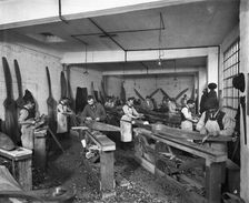 Dove Brothers propeller works, Cloudesley Place, Islington, London, January 1918. Artist: H Bedford Lemere