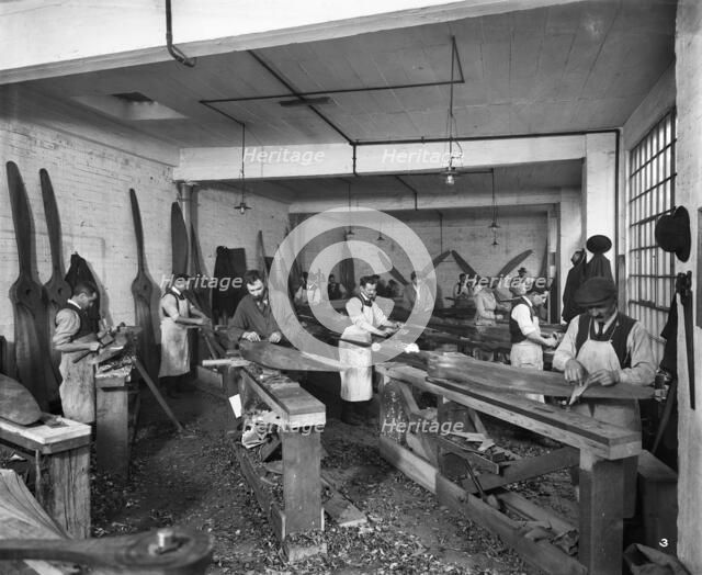 Dove Brothers propeller works, Cloudesley Place, Islington, London, January 1918. Artist: H Bedford Lemere.