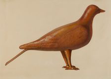 Dove Decoy, 1935/1942. Creator: Unknown