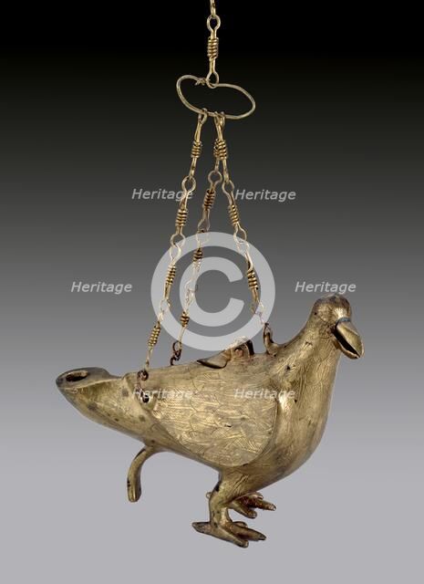 Dove lamp, late 4th Century. Artist: Unknown.