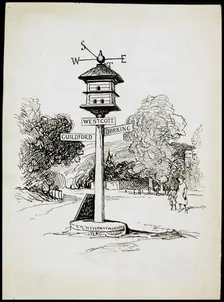 Dovecote, Westcott, Surrey, 1892-1933. Artist: Charles George Harper