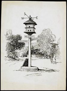 Dovecote, Westcott, Surrey, 1892-1933. Artist: Charles George Harper