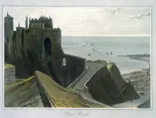 Dover Castle Kent, 1823. Creator: William Daniell