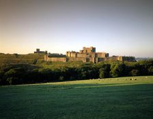 Dover Castle, Kent, viewed from the north-east, 1996. Artist: J Richards