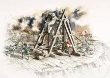Dover Castle siege, 1216, (c1990-2010). Artist: Peter Dunn