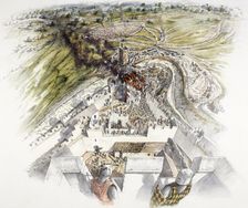 Dover Castle siege, 1216, (c1990-2010). Artist: Peter Dunn