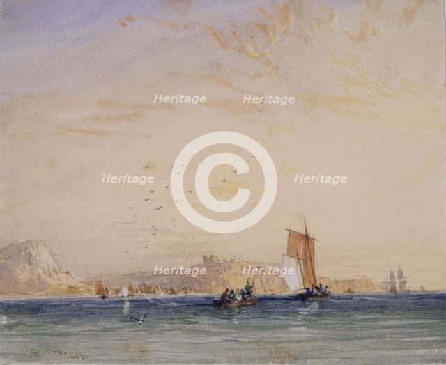 Dover from the Sea, 1831. Creator: David Cox the Elder.