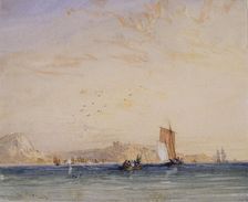 Dover from the Sea, 1831. Creator: David Cox the Elder