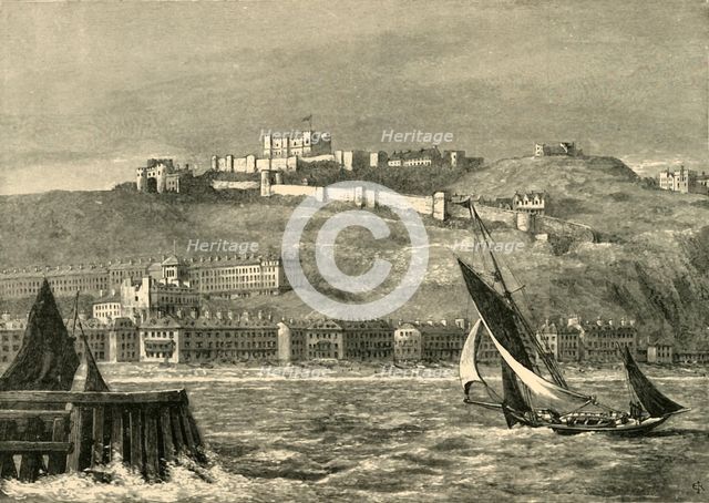 'Dover, from the Sea', 1898. Creator: Unknown.