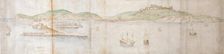 Dover from the Sea, mid 16th century Artist: Anthonis van den Wyngaerde