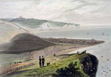 Dover, from Shakespeare's Cliff, Kent, 1829. Creator: William Daniell