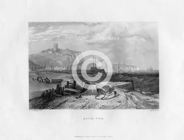 Dover Pier, Kent, 19th century. Artist: Appelton