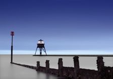 Dovercourt Low Light, Dovercourt Lighthouses and Causeway, Essex, 2019. Creator: James O Davies