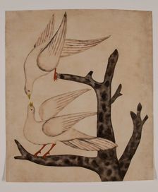 Doves, c1820. Creator: Unknown