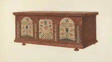 Dower Chest, c. 1940. Creator: Carl Strehlau