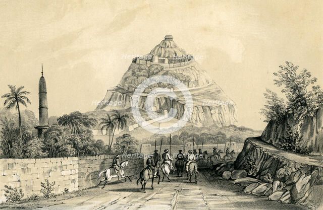 'Dowlatabad, India', 1847. Artist: Unknown