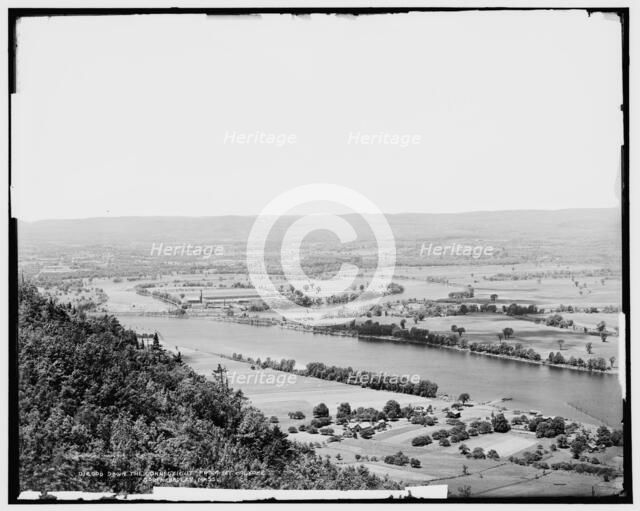 Down the Connecticut from Mt. Holyoke, South Hadley, Mass., c1900. Creator: Unknown.