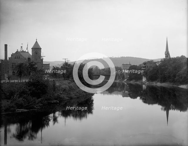 Down the Chenango, Binghamton, N.Y., between 1900 and 1906. Creator: Unknown.