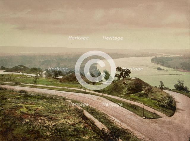 Down the Mississippi from Indian Mound Park, St. Paul, c1898. Creator: Unknown.