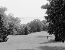 Down the Potomac from Mt. Vernon, c.between 1910 and 1920. Creator: Unknown