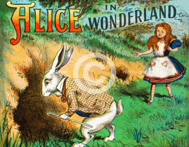 'Down the Rabbit Hole', c1900.  Artist: Unknown.