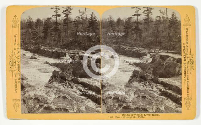 Down through the Falls, 1889. Creator: Henry Hamilton Bennett.