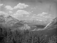 Down Bow Valley from Upper Spring, Banff, Alberta, c1902. Creator: Unknown