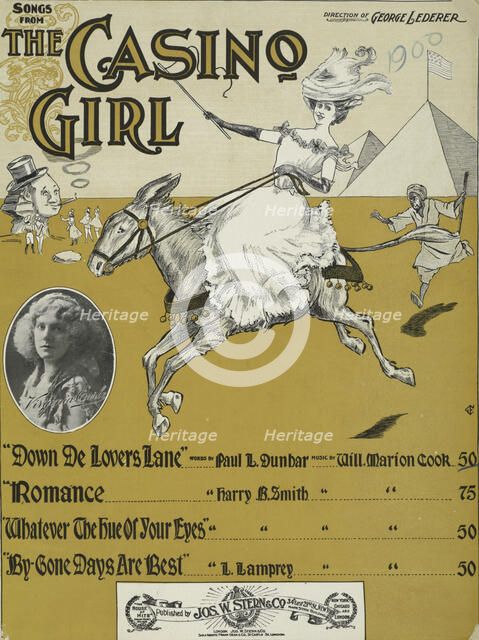 'Down de lover's lane', 1900. Creator: Unknown.