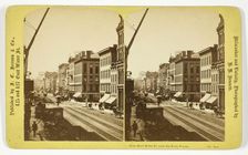 Down East Water St. from the Kirby House, 1880/89. Creator: Henry Hamilton Bennett
