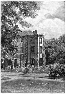 Down House, near Beckenham, Kent, from the garden, 1883. Creator: Unknown