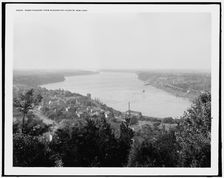Down Niagara from Queenston Heights, New York i.e., Canada, between 1890 and 1905. Creator: Unknown